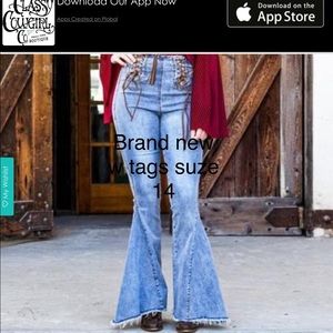 New WITH TAGS bell bottoms